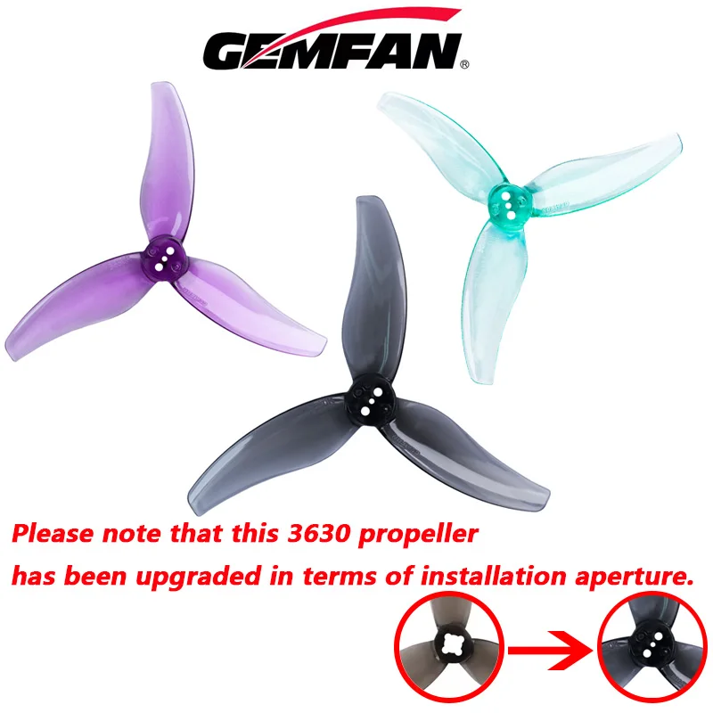 Drone Battery - Hélice Gemfan Hurricane 3630 3.6X3X3 à